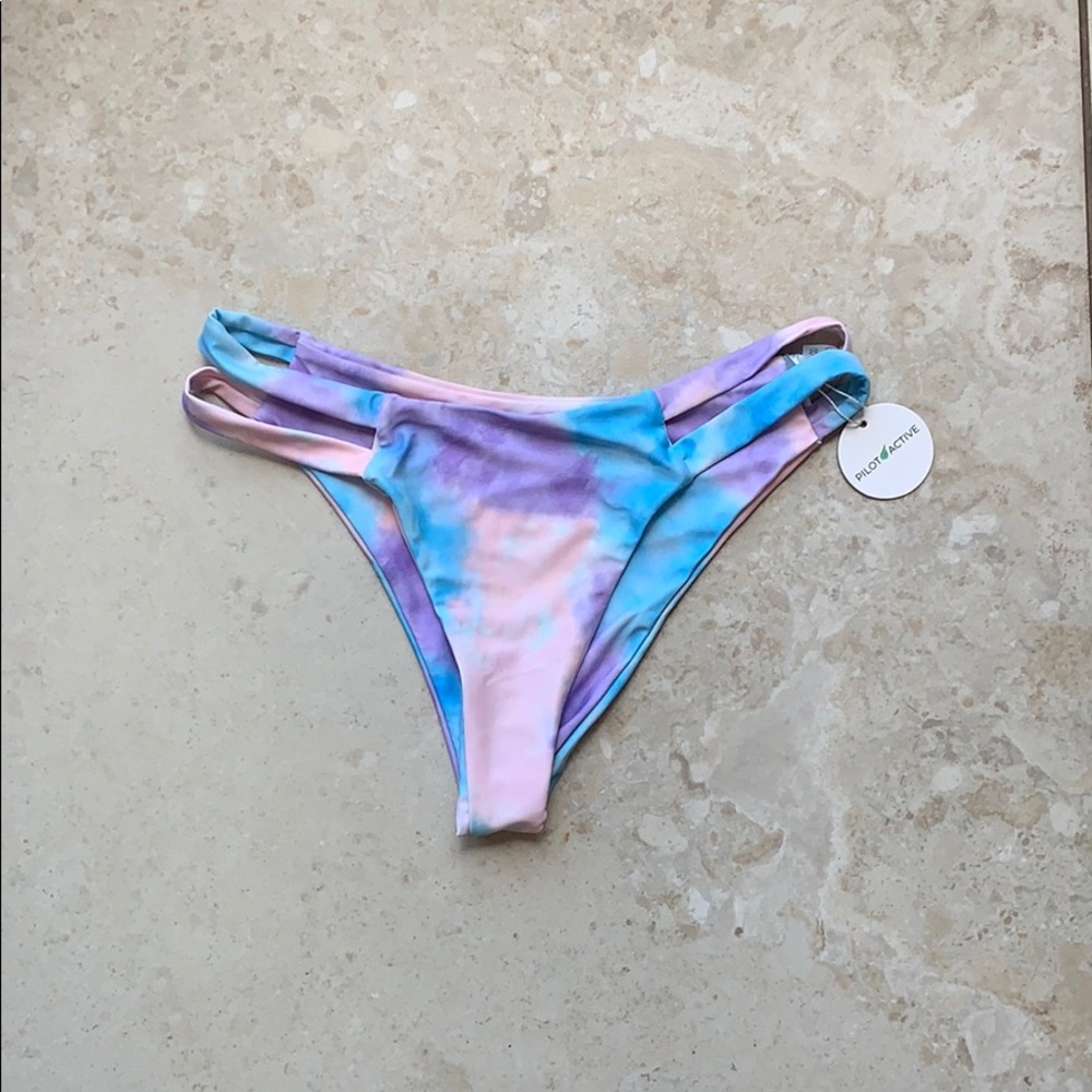 A tie dye bikini bottom!